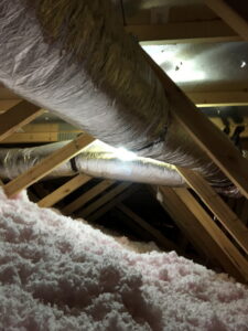 ductwork-and-insulation-in-attic