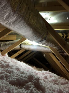 ductwork-and-insulation-in-attic